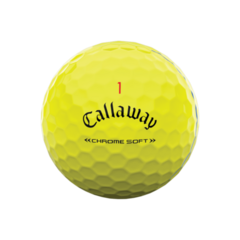 Callaway Chrome Soft Triple Track Yellow Golf Ball