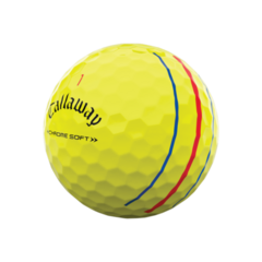 Callaway Chrome Soft Triple Track Yellow Golf Ball