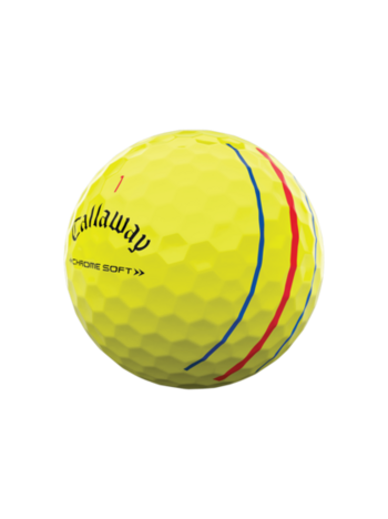 Callaway Chrome Soft Triple Track Yellow Golf Ball