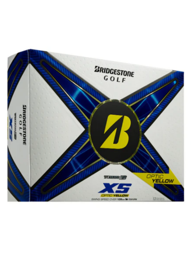 Bridgestone Tour B XS Golf Ball Yellow