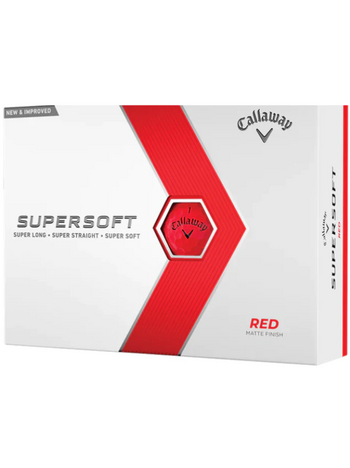 Callaway Supersoft Golf Ball - Matte Red