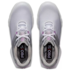 Footjoy Womens Pro/SL Sport Golf Shoes White/Lilac