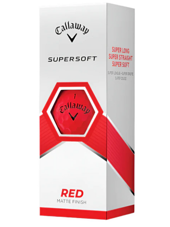 Callaway Supersoft Golf Ball - Matte Red