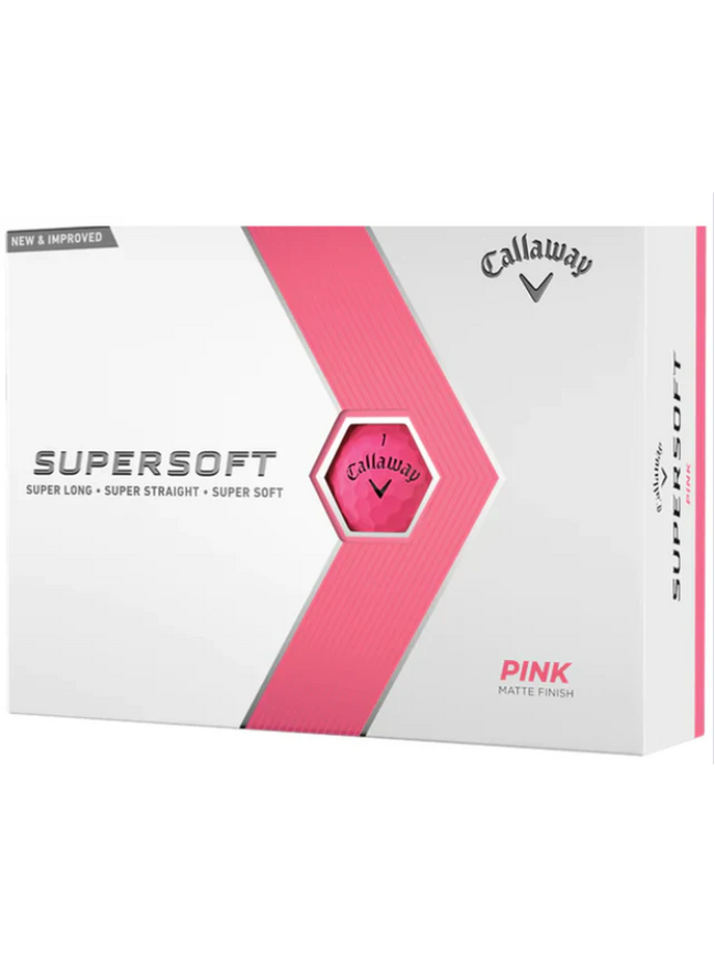 Callaway Supersoft Golf Ball - Matte Pink