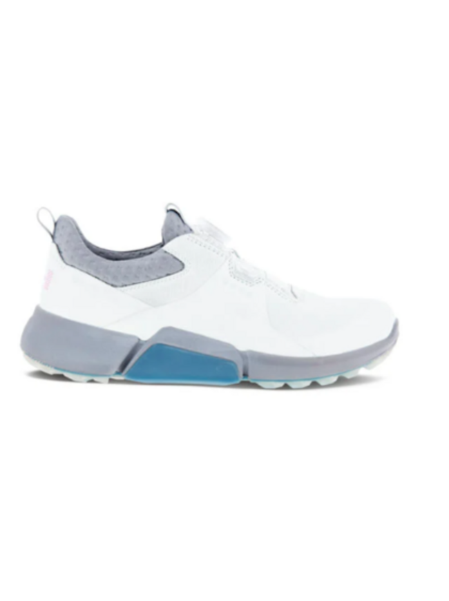 Ecco Womens Biom Hybrid 4 BOA Golf Shoes White/Silver Grey