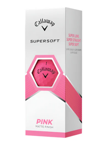 Callaway Supersoft Golf Ball - Matte Pink