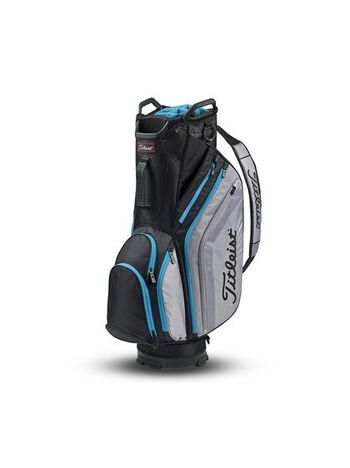 Titleist Lightweight Cart Bag - Black/Sleet/Process Blue