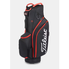 Titleist Cart 14 Bag - Black/ Red