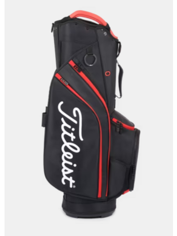 Titleist Cart 14 Bag - Black/ Red