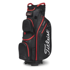 Titleist Stadry Cart 14 Bag - Black/Red