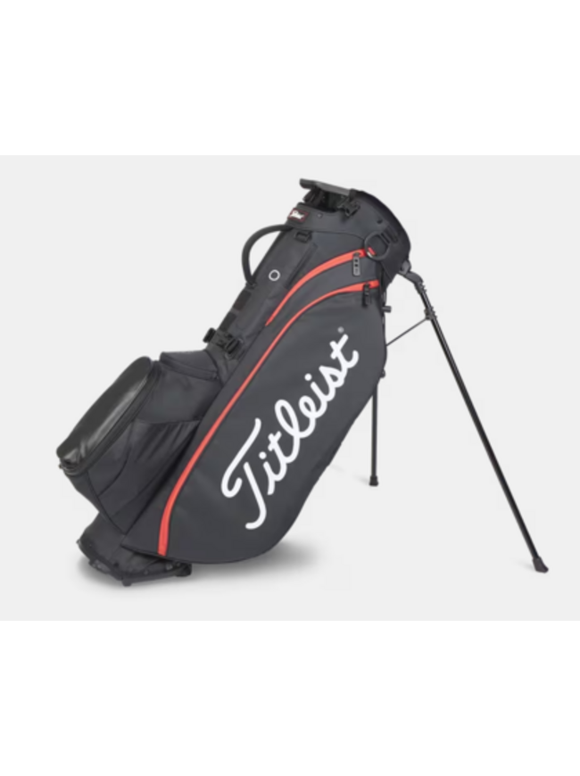 Titleist Players 5 Stand Bag -Black / Red