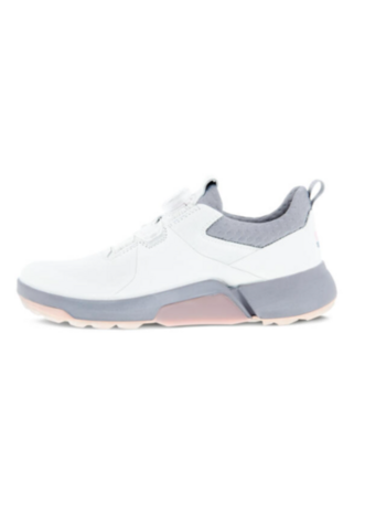 Ecco Womens Biom Hybrid 4 BOA Golf Shoes White/Silver Grey