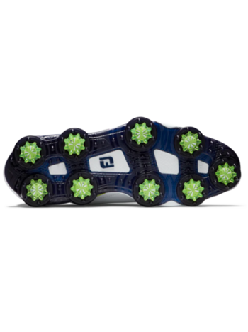 Footjoy Mens Tour Alpha Shoe - White / Navy / Lime