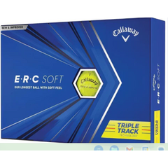 Callaway ERC Soft Triple Track Golf Ball - Yellow