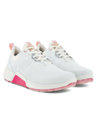 Ecco Womens Biom Hybrid 4 Golf Shoes White/Pink