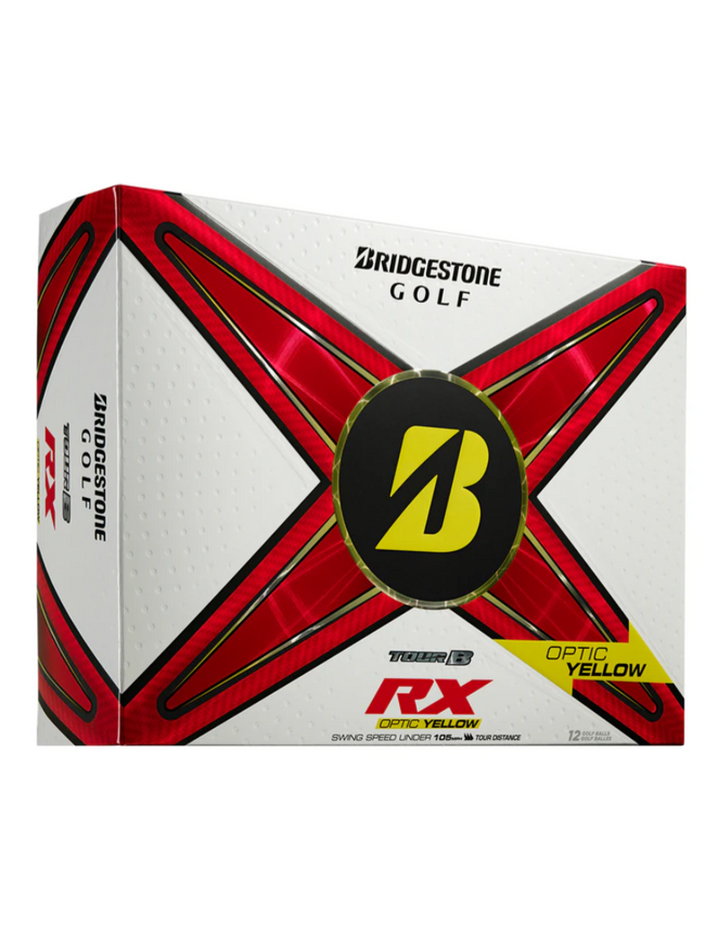 Bridgestone Tour B RX Golf Ball - yellow