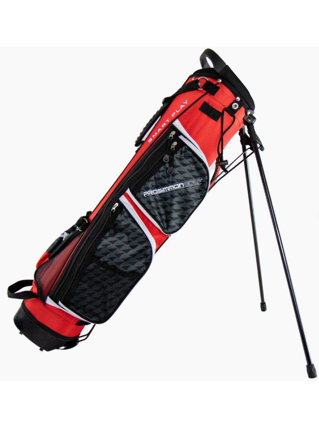 Prosimmon Smartplay Stand Bag - Black / Silver / White