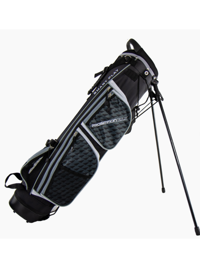 Prosimmon Smartplay Stand Bag -Black / Silver / White