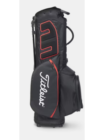 Titleist Players 5 Stand Bag -Black / Red