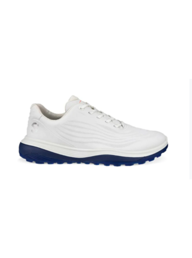 Ecco Mens LT1 golf Shoe - White / Blue