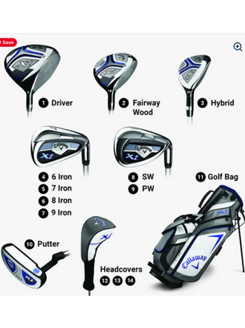 Callaway Junior XJ 10 Package Set