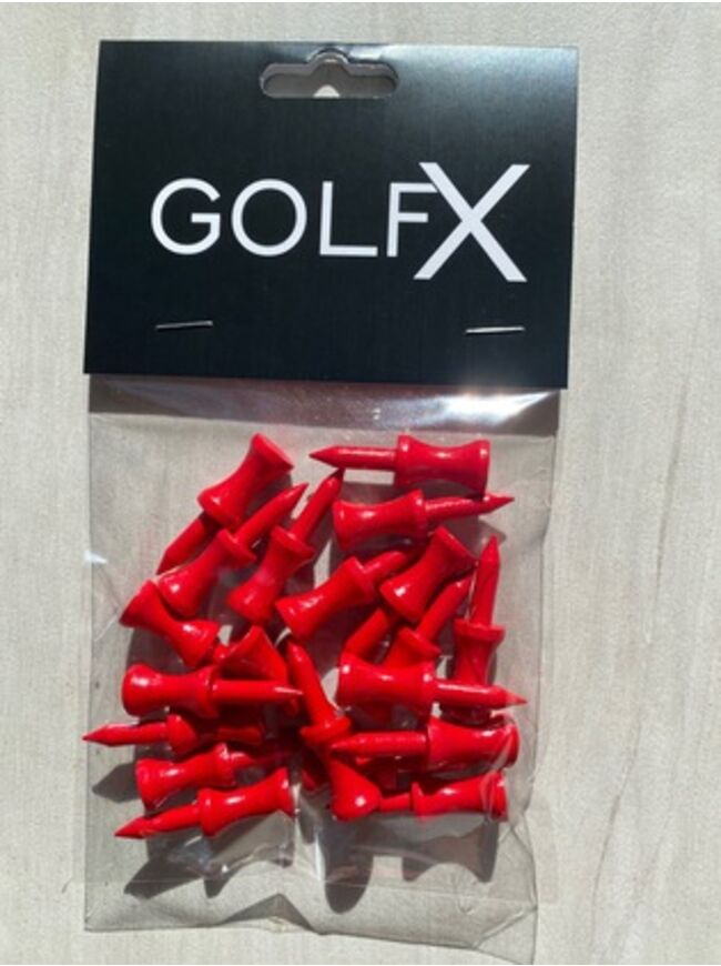 GolfX Wooden Tee 20 pk- 39mm