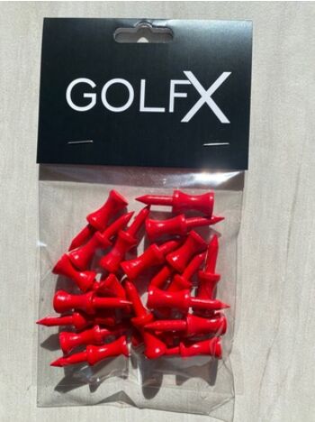 GolfX Wooden Tee 20 pk- 39mm