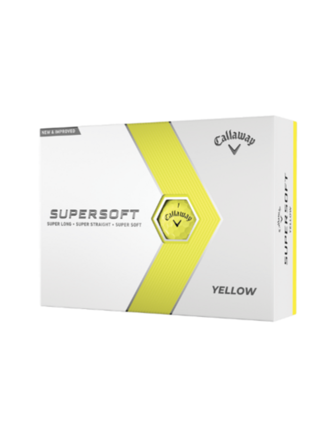 Callaway Supersoft Golf Ball - Yellow