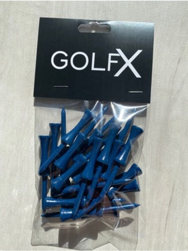 GolfX Wooden Tee 20 pk- 70mm