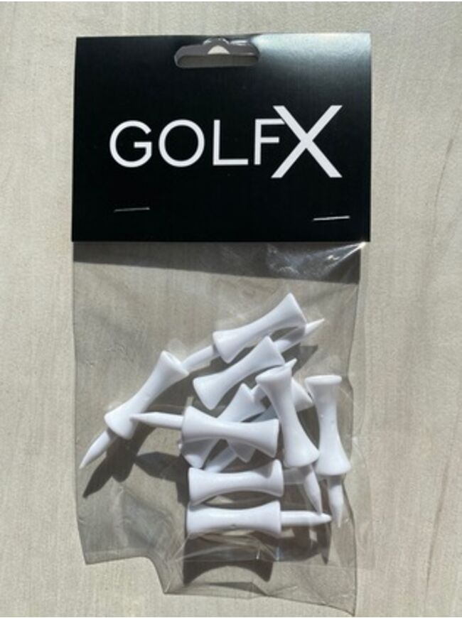 GolfX Plastic Tees 8 pk- 50mm