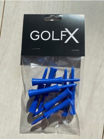 GolfX Plastic Tees 8 pk- 76mm