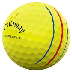 Callaway Chrome Soft '24 360 Triple Track Golf Ball - Yellow