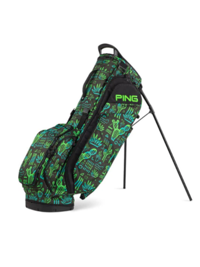 Ping Hoofer 5 Way Stand Bag - Neon/Cactus