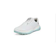 Ecco Womens LT1 Boa Golf Shoe - White / Blue