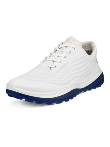 Ecco Mens LT1 golf Shoe - White / Blue