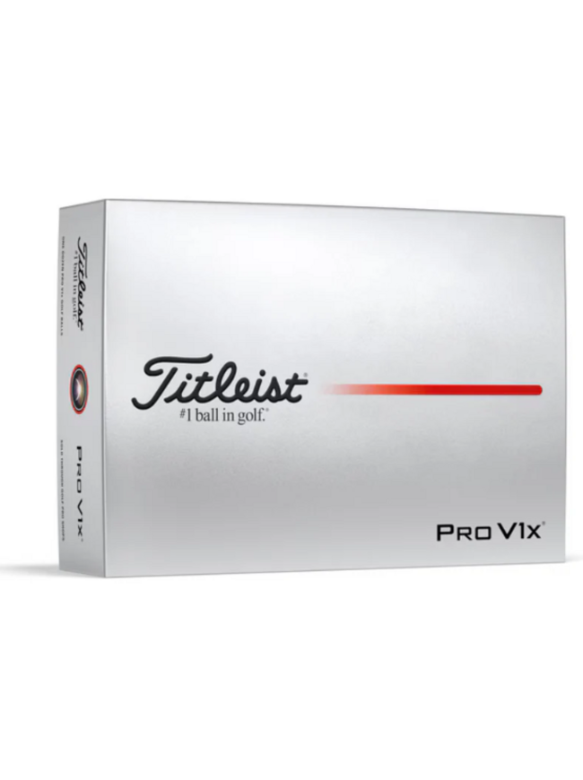 Titleist 2025 Pro V1x Golf Balls - White