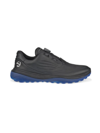 Ecco Mens LT1 Boa Golf Shoe - Black /  Blue