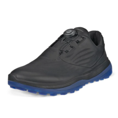 Ecco Mens LT1 Boa Golf Shoe - Black /  Blue