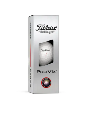 Titleist 2025 Pro V1x Golf Balls - White