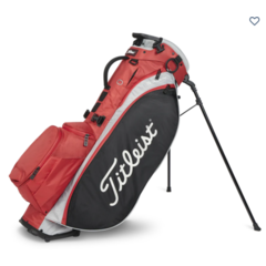 Titleist Players 5 Stand Bag - Red / Graphite / Gray