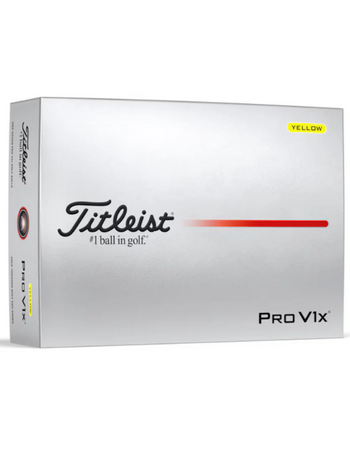 Titleist 2025 Pro V1x Golf Ball - Yellow