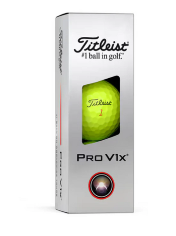 Titleist 2025 Pro V1x Golf Ball - Yellow