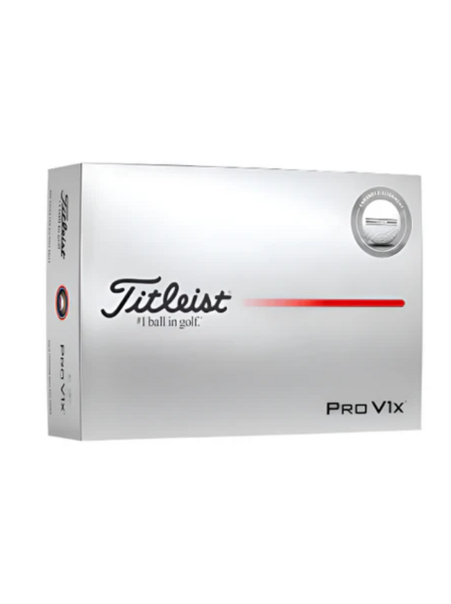 Titleist 2025 Enhanced Alignment Pro V1x Golf Ball 