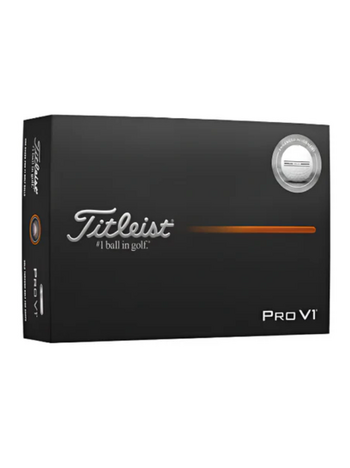 Titleist 2025 Enhanced Alignment Pro V1 Golf Ball 