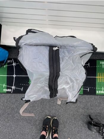 GolfX Plastic Rain Cover with Pockets