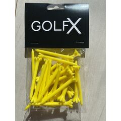 GolfX 7 Prong Plastic Tees - 25 pk 