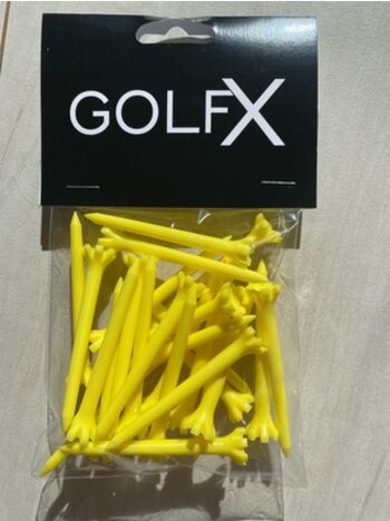 GolfX 7 Prong Plastic Tees - 25 pk 