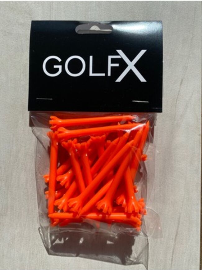 GolfX 7 Prong Plastic Tees - 25 pk 