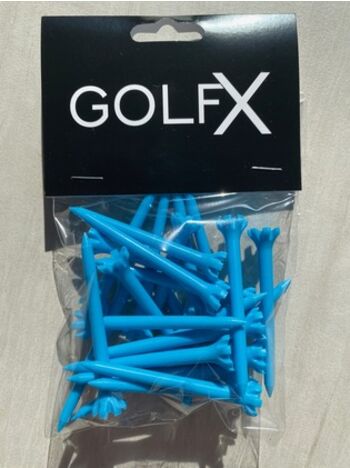 GolfX 7 Prong Plastic Tees - 25 pk 