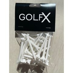 GolfX 7 Prong Plastic Tees - 25 pk 